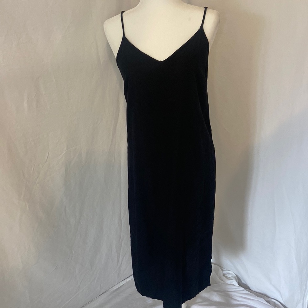 Splendid black midi dress size small